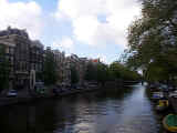 Typical canal lined with Gablesone crowned canal houses