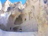 Ancient cathedral in the Goreme Valley