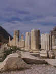 Column lined street through the upper agora