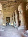The first chamber of the Temple of Ramses II