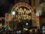 Feliz Navidad in lights