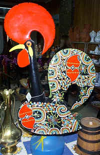 Folkart in Portugal - the ever proud rooster