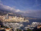 High above the bay of Port de Monaco