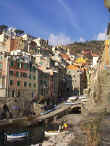 Our loddgings in Riomaggiore (3rd building from the left)