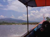 At crusin' speed along the Kok River