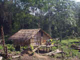 One of the fancier huts in Laku Zalah Village