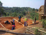 A big event in any village - the building of a new house