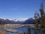 Scenic valley on the western side of Authur's Pass