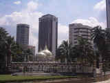 Masjid Jamek Mosque in the heart of the old and new Kuala Lumpur